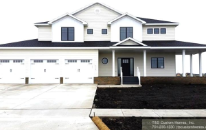 Home Construction by T&S Custom Homes, Inc. of Fargo, North Dakota.